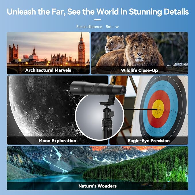 APEXEL 50x High Power HD Telephoto Lens | - Image 5