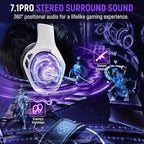 2.4GHz Wireless Gaming Headset for 40Hr+, Gaming Headphones for Ps5 - Image 3