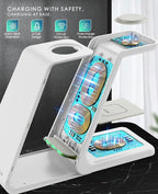 3 in 1 Wireless Charging Station, 2025 Upgraded Fast Desk Charger Station - Image 5