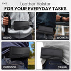 Phone Holster for Men with Credit Card Slot, Cell Phone Case, Fits iPhone 17/17 - Image 7