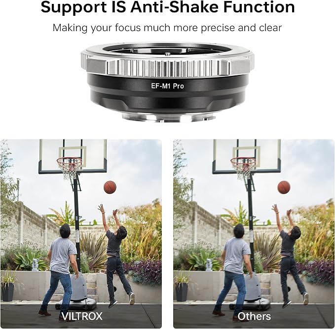 VILTROX EF-M1 Pro Auto Focus Lens Adapter Lens Mount Converter - Image 5