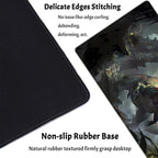 Goth Large Gaming Mouse Pad XXL Retro City Desk Mat, Office Desk Decor Desk Pad - Image 3
