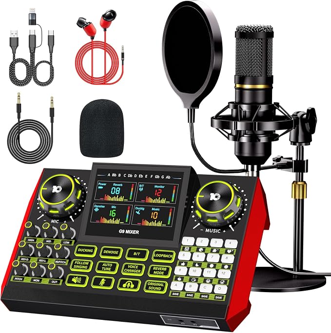 podcast microphone bundle, Live Sound Card by tenlamp