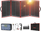 DOKIO 200W Portable Foldable Solar Panel Kit, Compact 20x26.4in Design 9.7lb by DOKIO