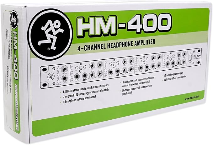 Mackie HM-400 Headphone Amplifier Rackmount - Image 4