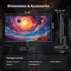 KTC 24 Inch QHD 100Hz Computer Monitor IPS 2K, 1300:1 Contrast, Anti-Blue Light - Image 8