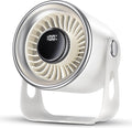 Quiet Small Desk Fan with 100 Speeds Knob switch, Digital Display Portable by Unknown