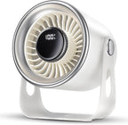 Quiet Small Desk Fan with 100 Speeds Knob switch, Digital Display Portable by Unknown