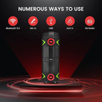 Pyle Portable Bluetooth PA Speaker - 400W Dual 8” Rechargeable Indoor/Outdoor - Image 4