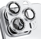 beuxece Compatible for iPhone 16 Pro/iPhone 16 Pro Max Camera Lens Protector by Beuxece