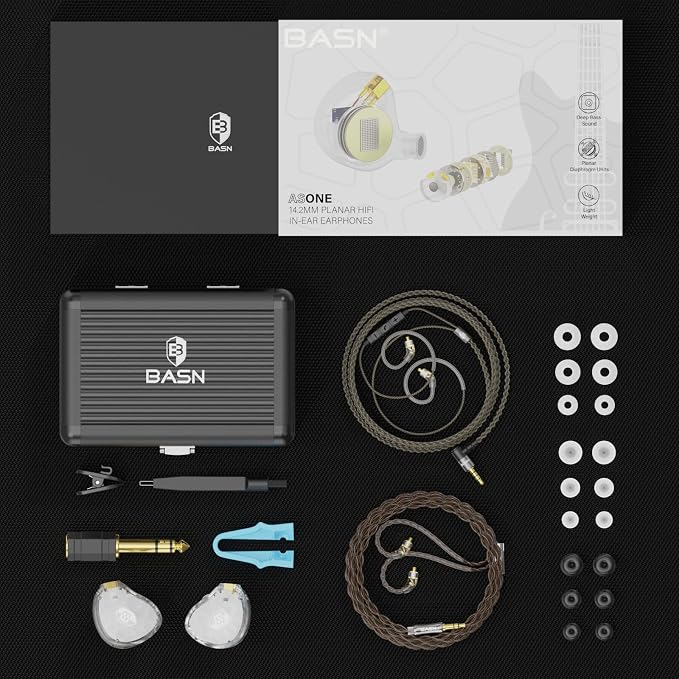 BASN ASONE 14.2mm Planar Diaphragm Driver in-Ear Monitors Earphone - Image 8