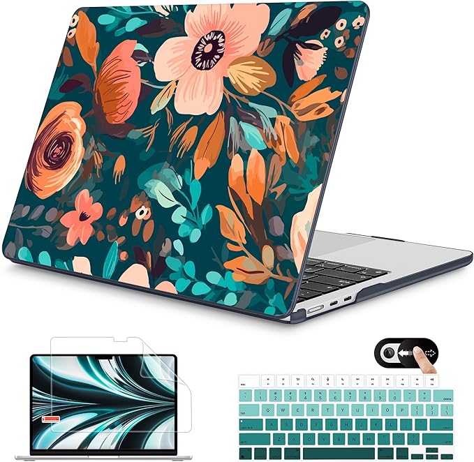 Mektron for 2025 M4 MacBook Air 13.6 Inch A3240 Case Fits 2023 A2681 M2 2024 by Mektron