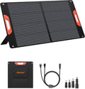 100W Portable Solar Panels for Power Station, 100 Watt ETFE Monocrystalline by Aonxi