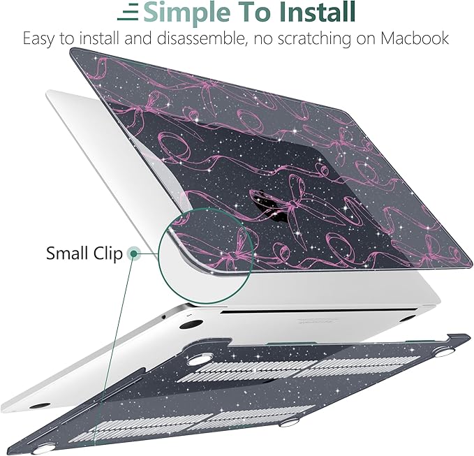 TWOLSKOO Compatible with MacBook Pro 13 inch Case 2023-2016 A2338 M2/M1 A2251 - Image 6