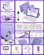 Folio Keyboard Case for iPad 10th Gen 10.9 inch and iPad 11th, Magnetic - Image 3