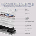Feker Alice98 Ergonomic 98 Keys Custom Mechanical Keyboard, VIA Programmable - Image 5