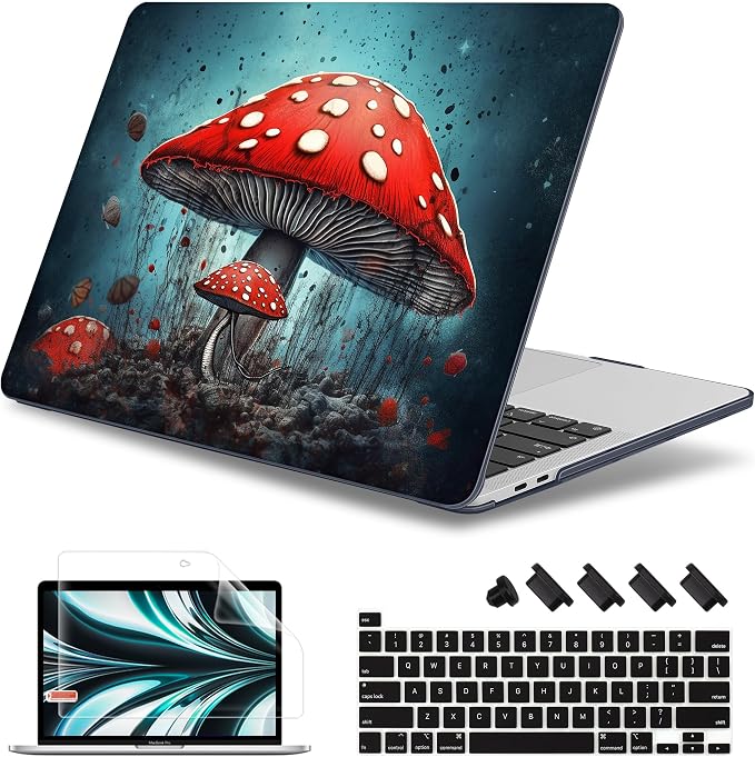 May Chen for New MacBook Pro 13 Case 2022 2020 Release, Plastic Crystal Hard by MayChen