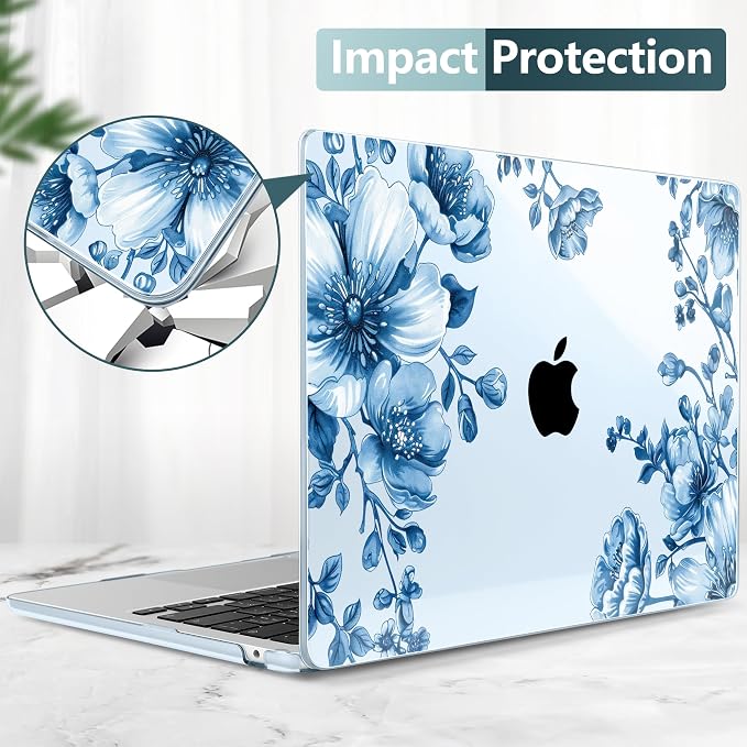 TWOLSKOO Compatible with M4 MacBook Air 13.6 inch Case 2025-2022 Release M4 - Image 6