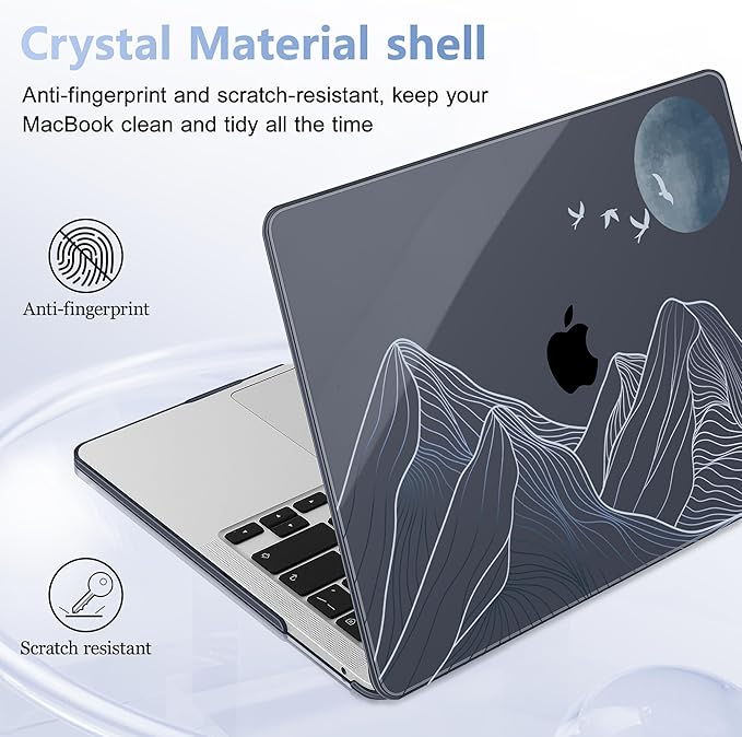 Case for MacBook Pro 13 inch with/Without Touch Bar, Hard Shell + Keyboard - Image 6