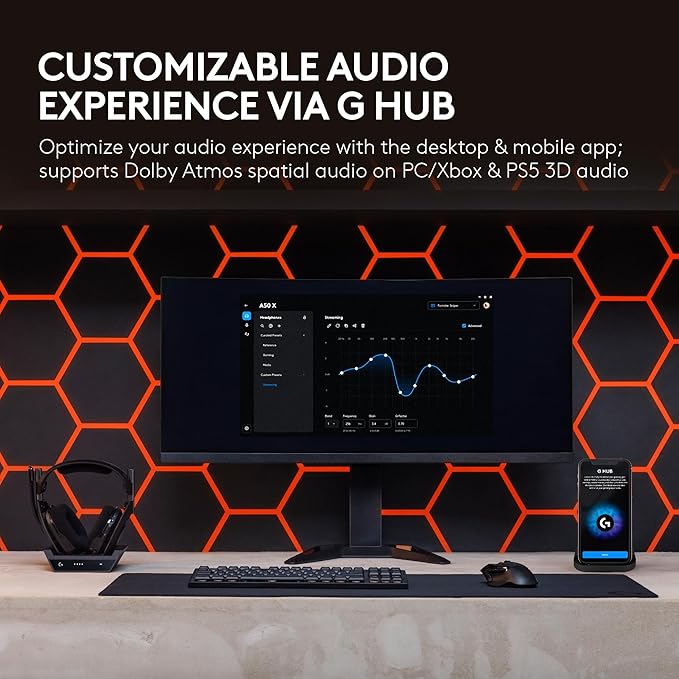 Logitech G Astro A50 X Omni-Platform Wireless Gaming Headset + Base Station - Image 5