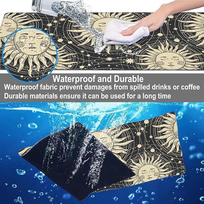 Mouse Pad, Large Golden Sun - Image 4