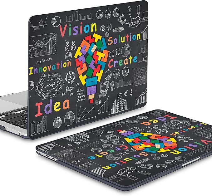 Mektron for MacBook Air 13 Case A1466/A1369, Snap-on Plastic Hard Shell Cover - Image 4