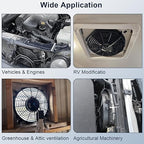 MuHize 7 Inch Slim Radiator Fan - 12V 80W 800 CFM High Performance Cooling Fan - Image 8