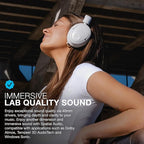 JLab JBuds Lux ANC Wireless Headphones, Cloud White, Hybrid Active Noise - Image 2