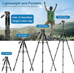 Tripod for Camera, Professional Heavy Duty Compact Camera Stand for Phone - Image 3