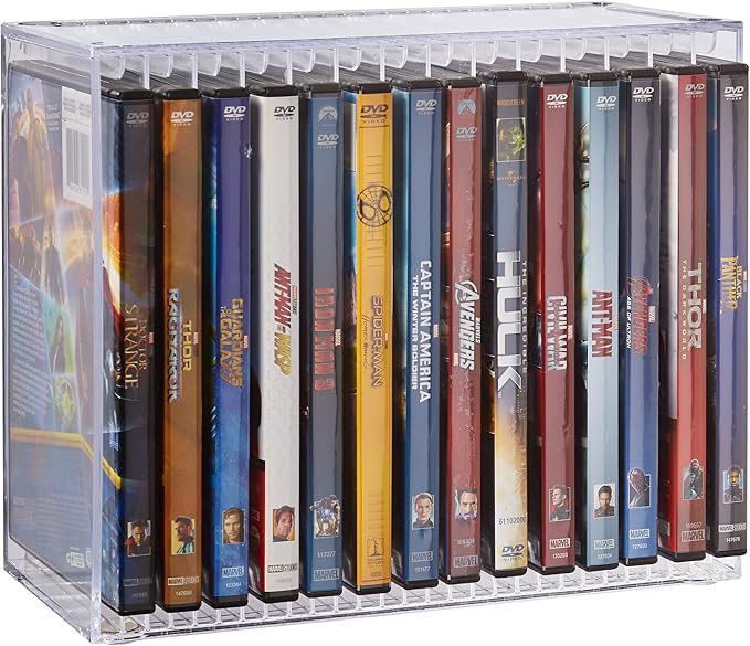 STORi Stackable Clear Plastic DVD Organizer - Image 9
