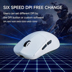 EWEADN X23Pro Wireless Gaming Mouse, 2.4G/BT5.0/USB-C Esports Gaming Mouse - Image 8