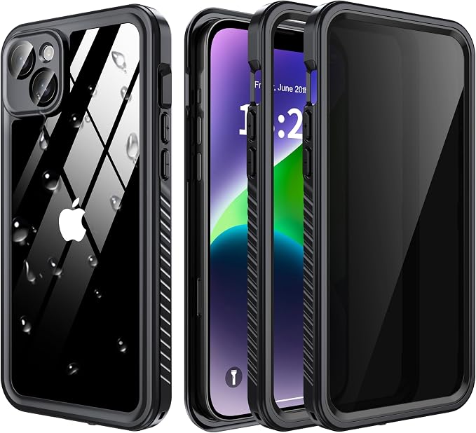 for iPhone 14 Plus Case Waterproof by AMILIFECASES