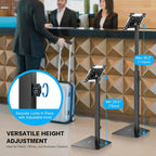 AboveTEK Security iPad Kiosk Floor Stand, Anti-Theft POS Tablet Stands - Image 4