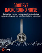Poly Voyager 4320 UC Wireless Headset - Image 4