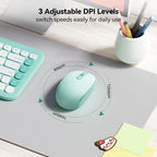 TECKNET Wireless Mouse for Laptop, 2.4G Quiet Computer Mouse - Image 6