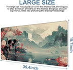 Gaming Desk Pad Large Extra Length Evil-Looking Skull Mouse Pad Keyboard Laptop - Image 3