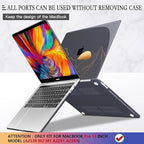 CISSOOK Compatible with MacBook Pro 13 Inch M2 M1 Case 2025-2016 Release A2338 - Image 5