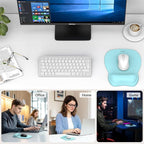 TECKNET Gel Mouse Pad with Wrist Rest, Ergonomic Office Mousepad with Wrist - Image 7