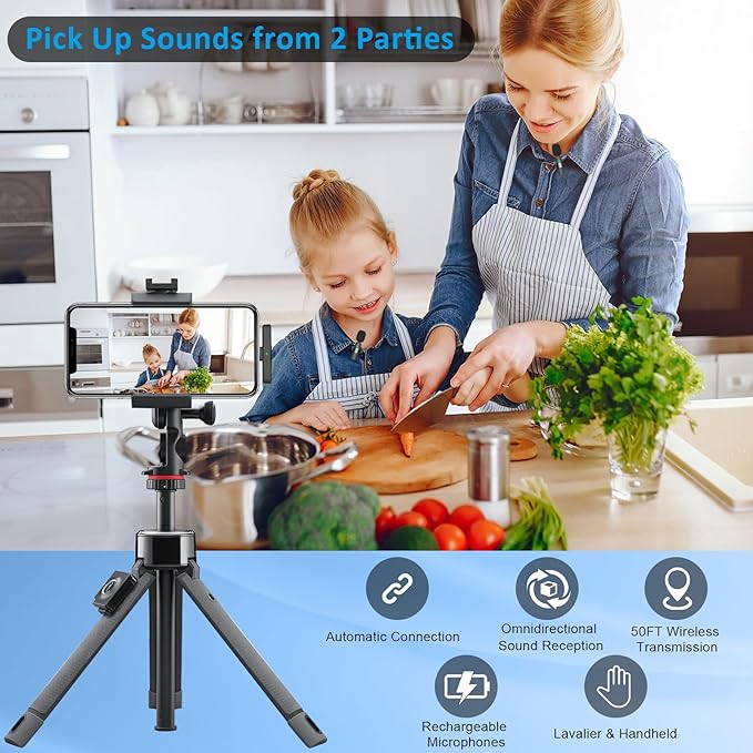 MAYBESTA Wireless Lavalier Microphone - Image 2
