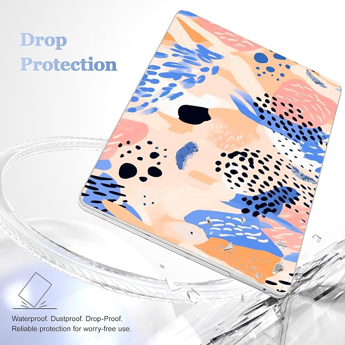May Chen for New MacBook Pro 13 Case 2022 2020 Release, Plastic Crystal Hard - Image 7