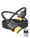 Silkland Certified 10K 8K HDMI 2.1 Cable 16.5ft, Ultra High Speed HDMI Cable by Silkland