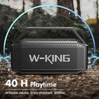 W-KING Portable Loud Bluetooth Speaker, 100W Max Waterproof Outdoor Speakers - Image 9