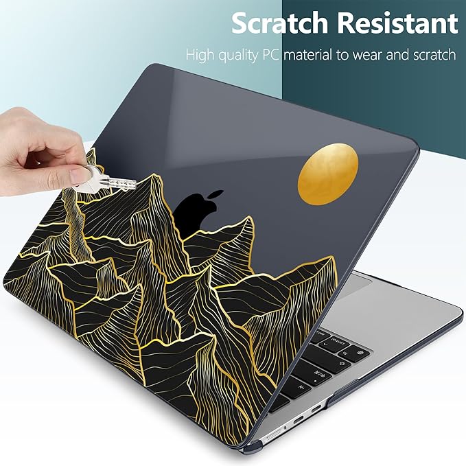 TWOLSKOO Compatible with M4 MacBook Air 15 inch Case 2025-2023 Released Model - Image 4