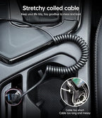 iPhone Charger Cable for Car, Retractable Charging Cord Compatible - Image 4