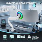 ARES WING Ultrawide Single Monitor Arm, Heavy Duty Monitor Mount - Image 4