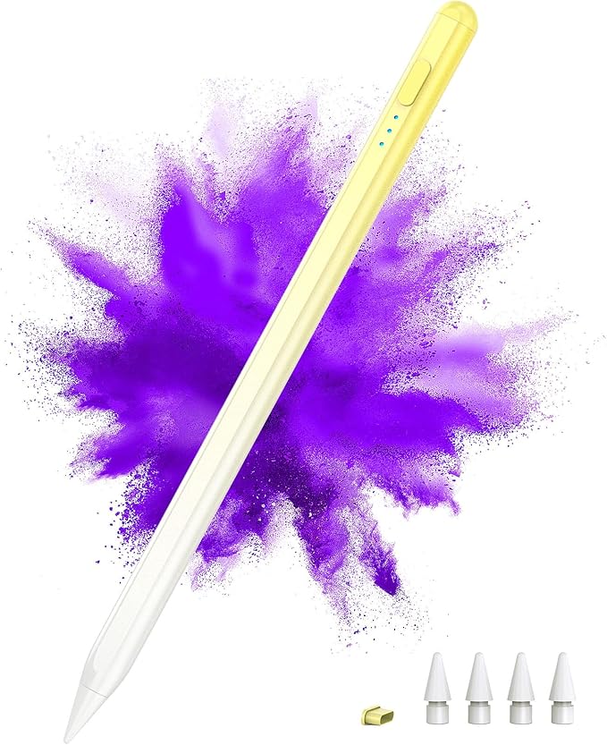 Apple iPad Pencil Alternative, 15Min Fast Charge, Palm Rejection & Tilt by DEGGE