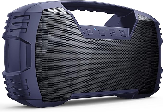 IPX7 Waterproof Outdoor Bluetooth Speaker, 32H Playtime, Floating Design by HOULZALLEE