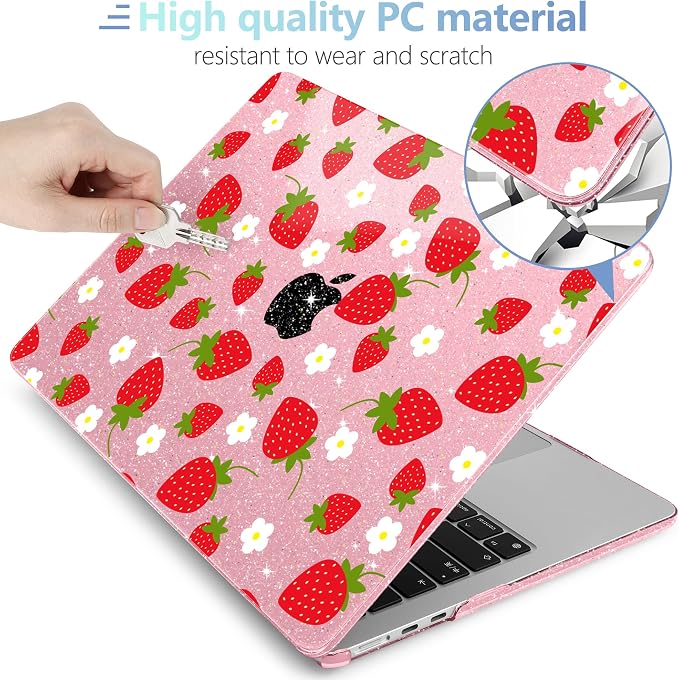 MEEgoodo Case for MacBook Air M4/M3/M2 13.6 inch 2025 2024 2022, Fit Model - Image 4
