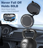 Vacuum Magnetic Phone Holder, Suction Cup Phone Mount - Image 2