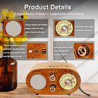 Oncheer Portable Retro Vintage Bluetooth Speaker Radio, FM/AM/SW 3 Band - Image 6